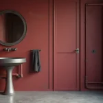 Tu casa necesita colores que combinan con rojo vino y verde